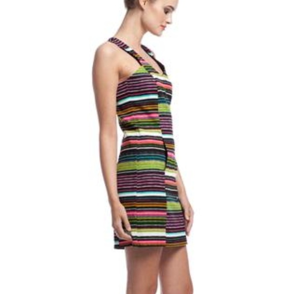 Trina Turk Ila Stripe Shift Dress 6 - Picture 2 of 6